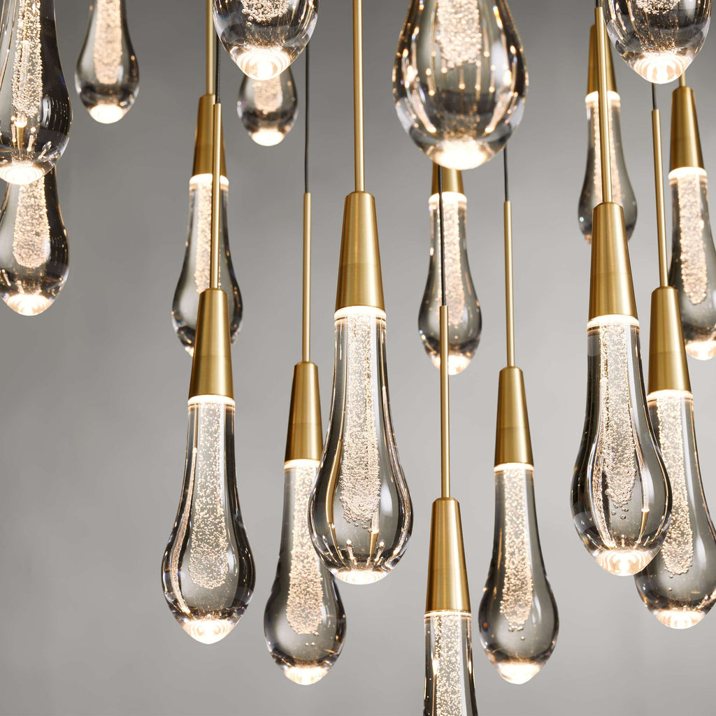 Rillfall Round Chandelier 17" 24" 36“48‘’ 58“