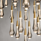 Rillfall Round Chandelier 17" 24" 36“48‘’ 58“