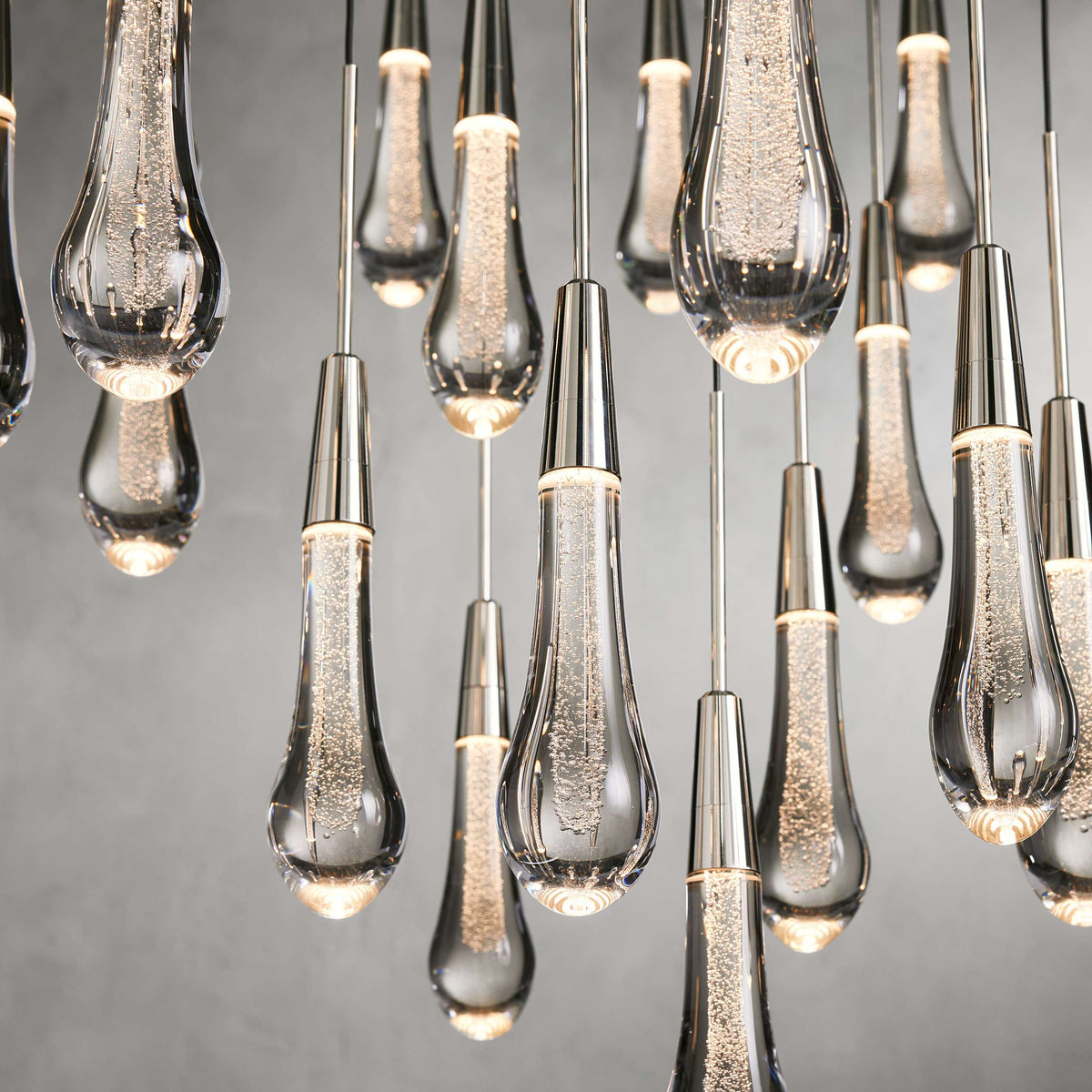 Rillfall Round Chandelier 17" 24" 36“48‘’ 58“