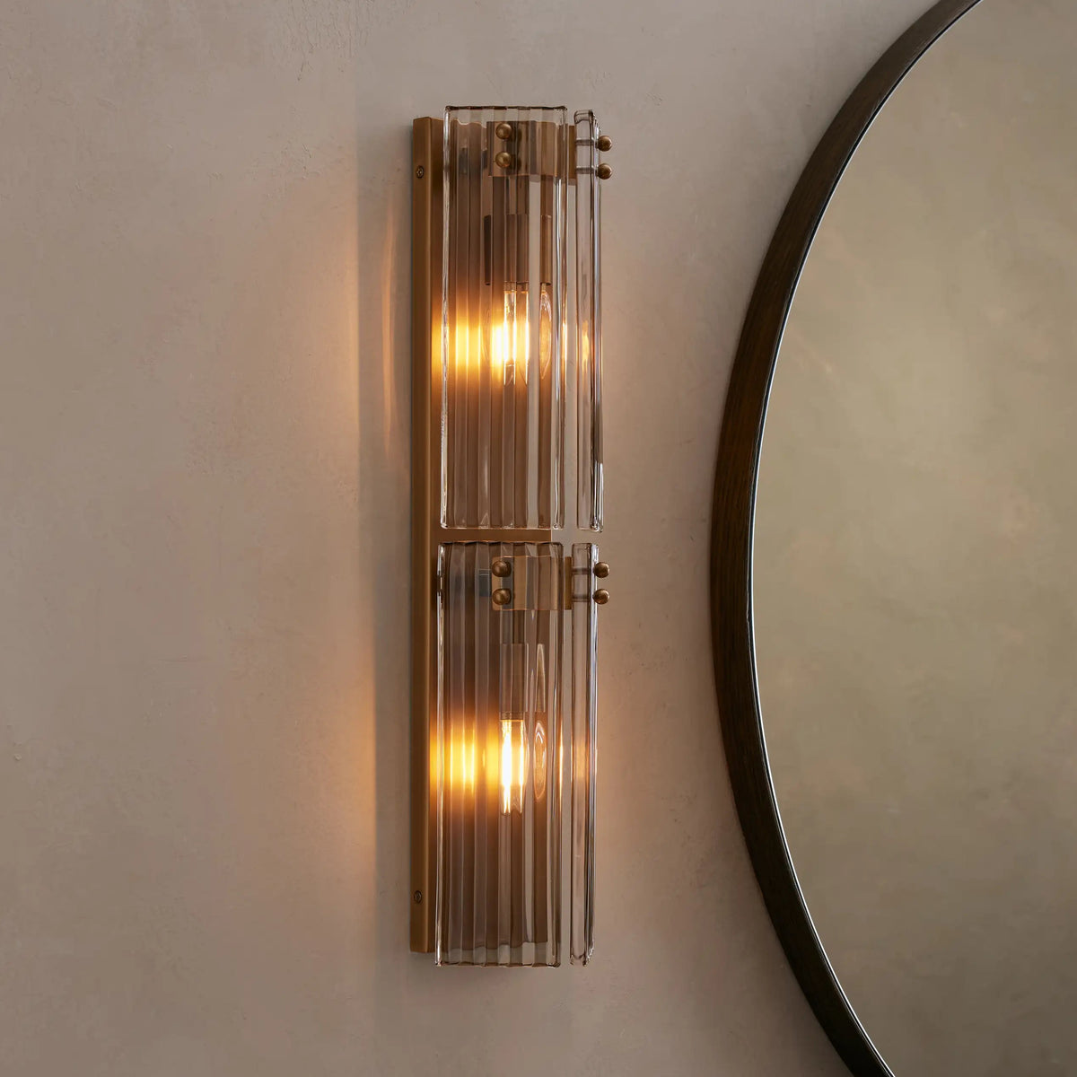 Reedarc Double Sconce