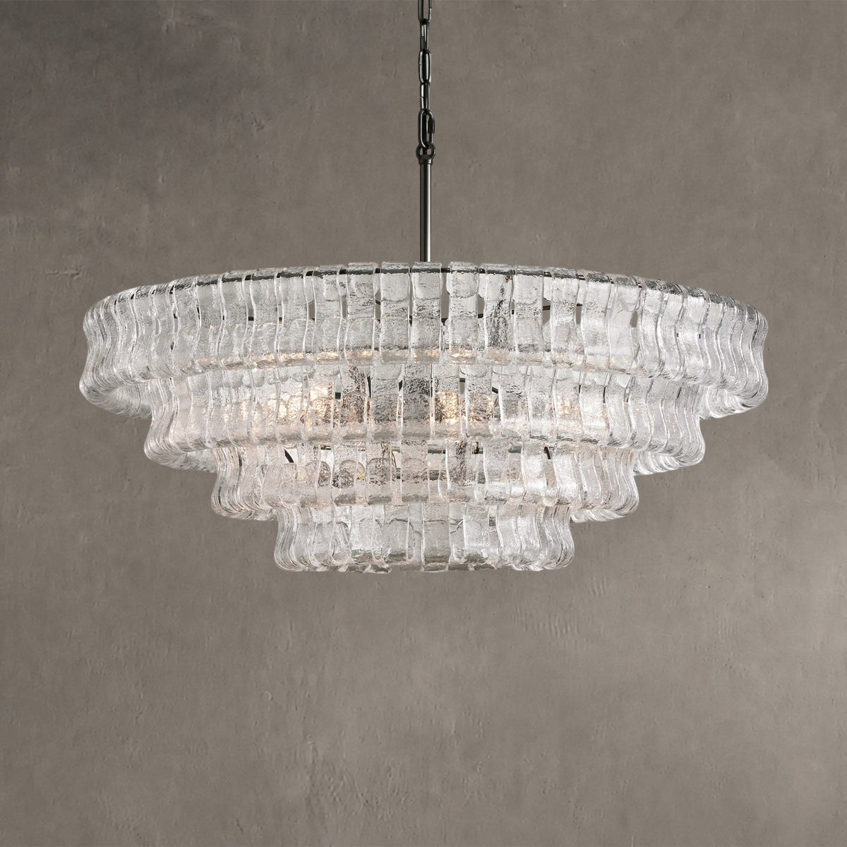 Frostweft Round Chandelier