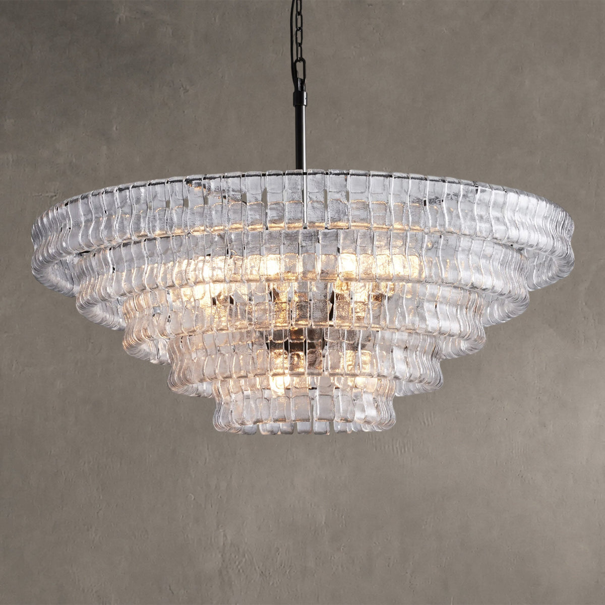 Frostweft Round Chandelier