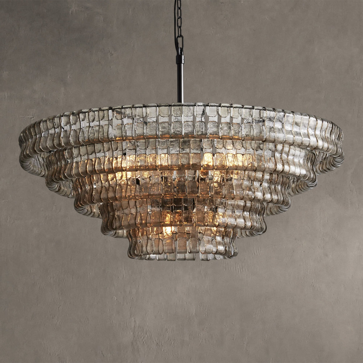 Frostweft Round Chandelier