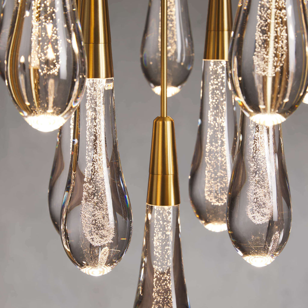 Rillfall Round Chandelier 17" 24" 36“48‘’ 58“
