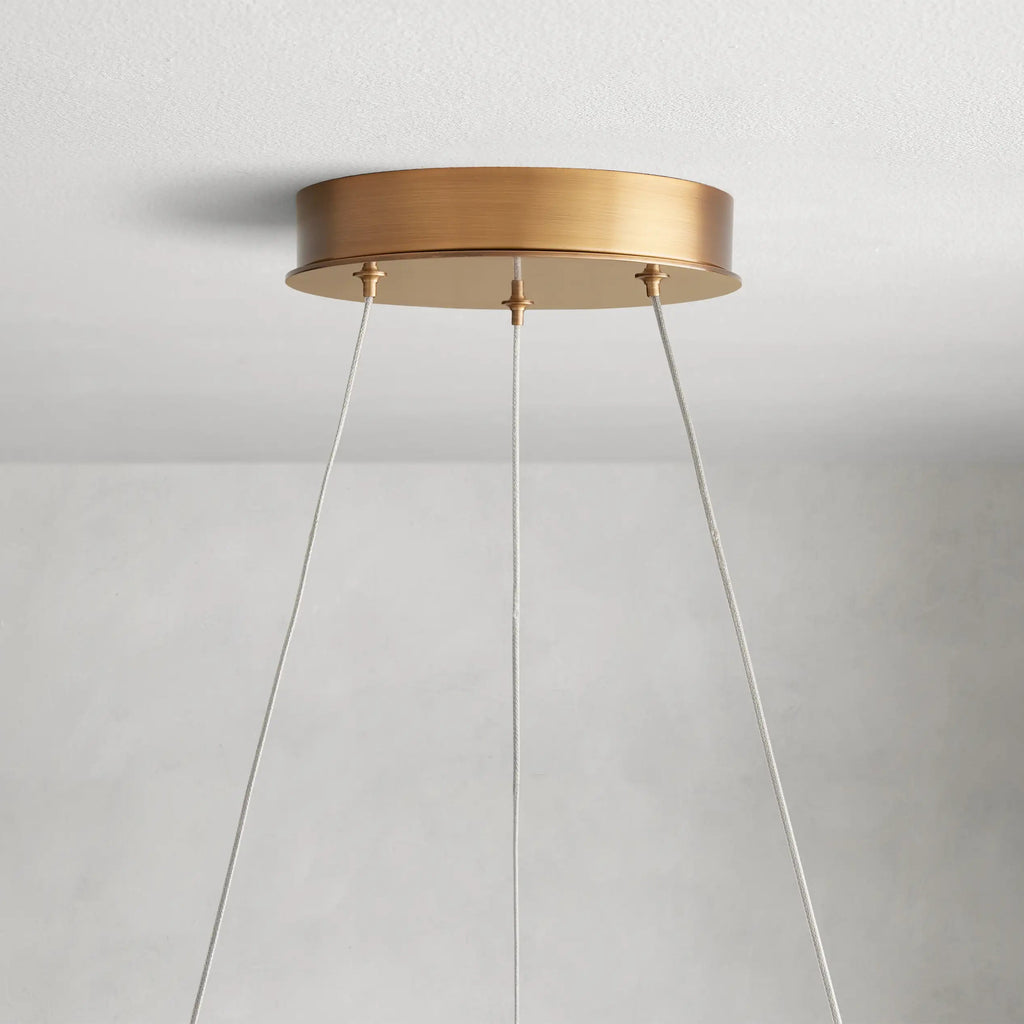 Petalwake 2-Tier Round Chandelier