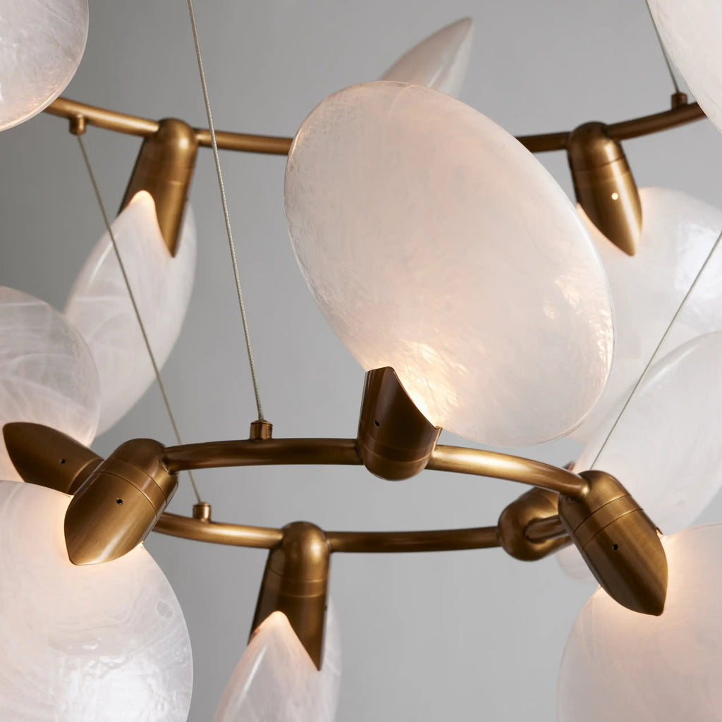 Petalwake 2-Tier Round Chandelier