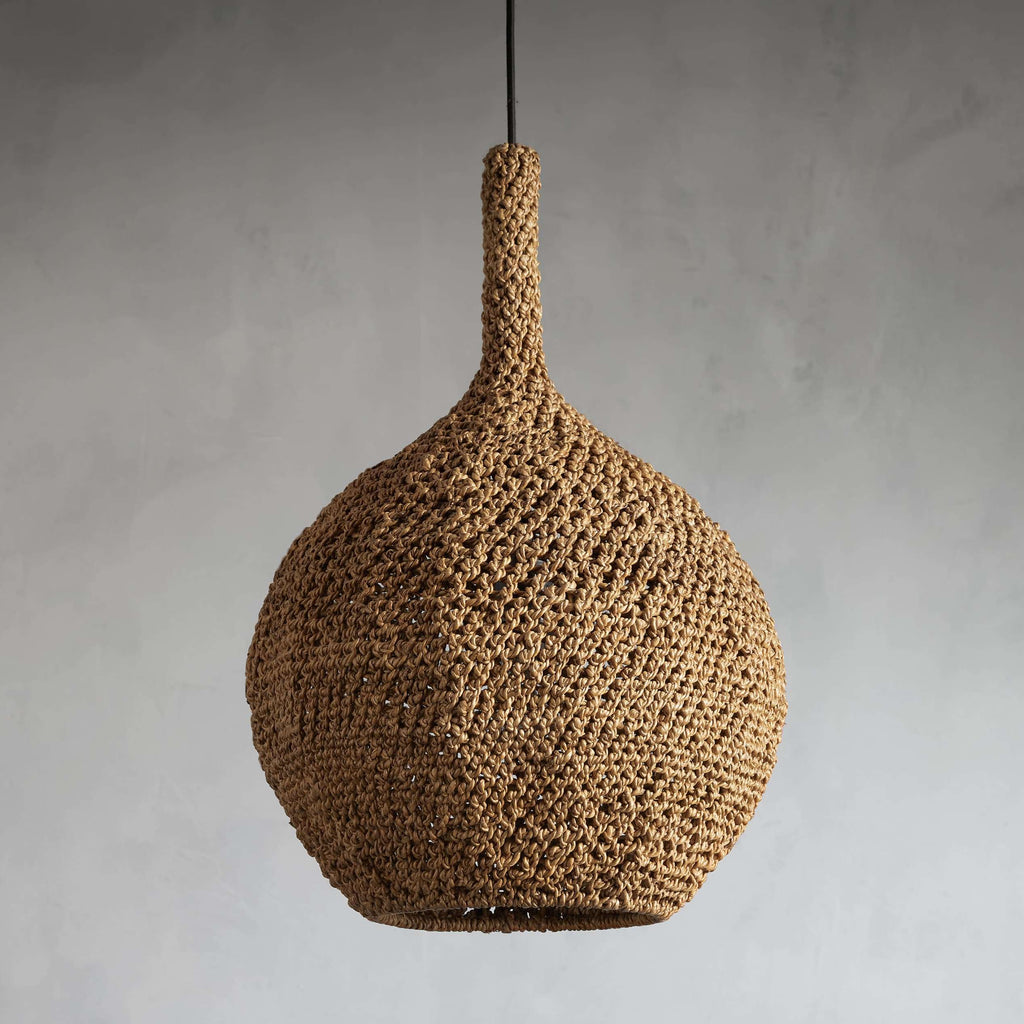 Cordgrove Natural Rope 15" Pendant