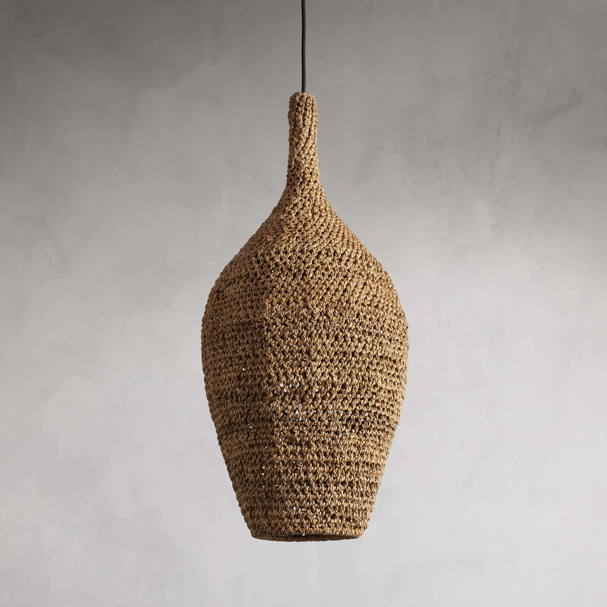 Cordgrove Natural Rope 13" Pendant