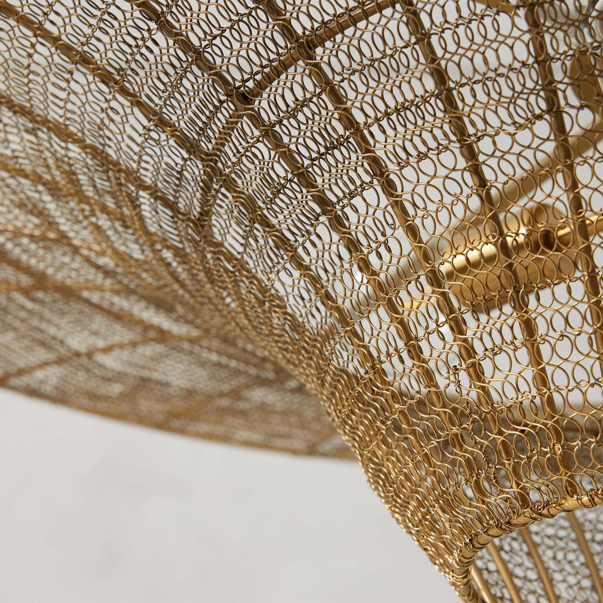 Meshdrift Caping Chandelier 48''D