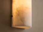 Veinshell Alabaster Stone Sconce 12'' 18''H