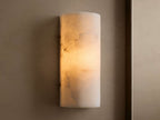 Veinshell Alabaster Stone Sconce 12'' 18''H