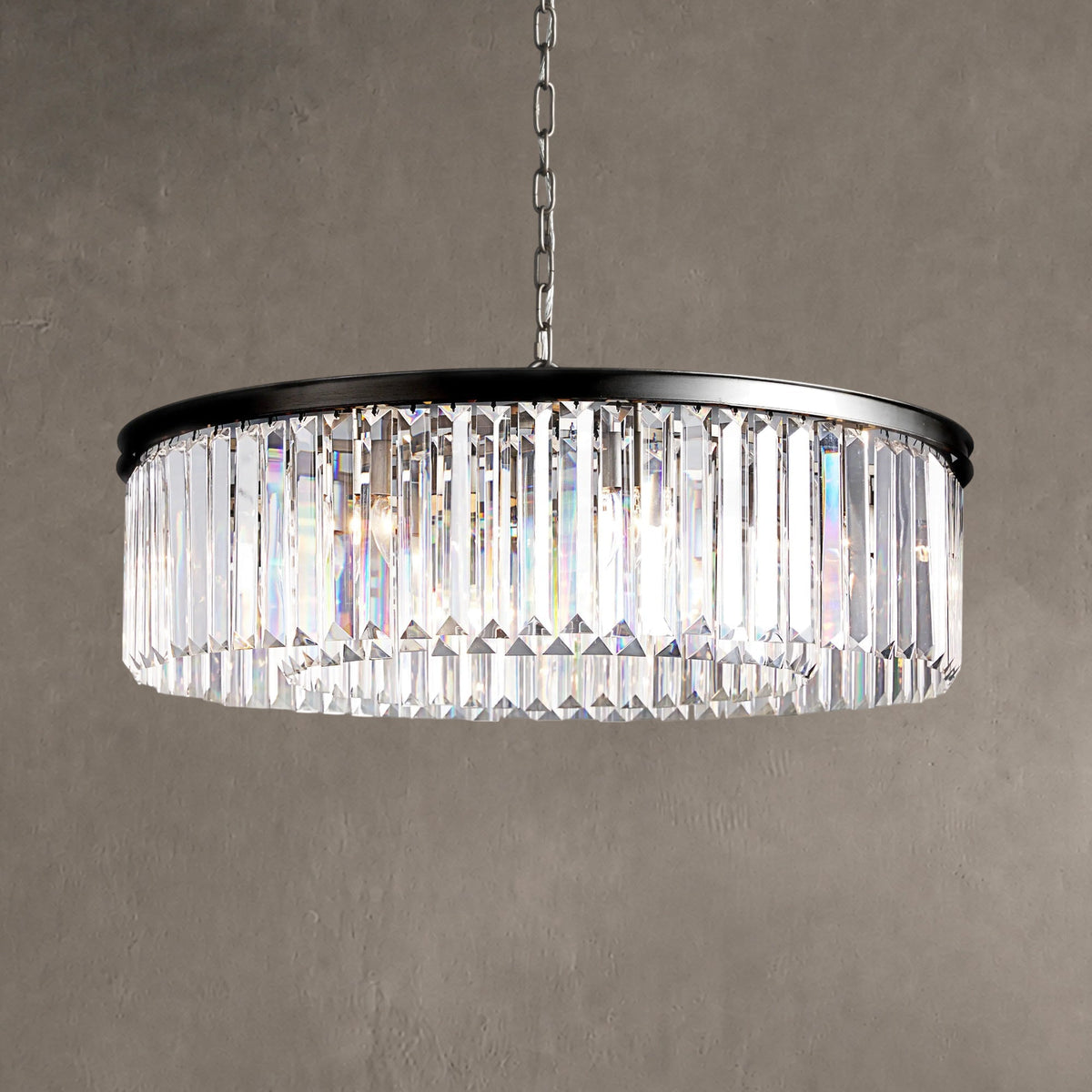 Prismcourt Crystal Round Chandelier