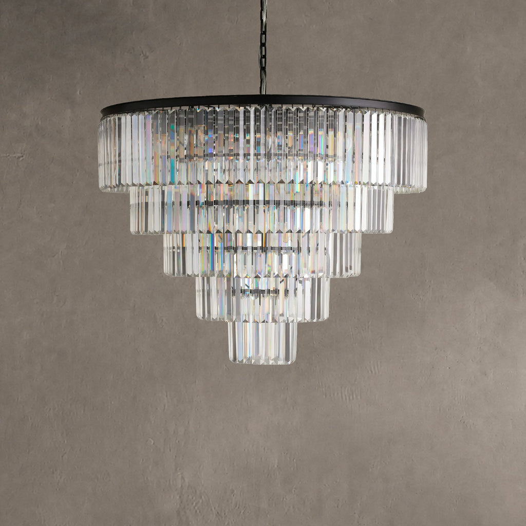 Prismcourt Tiered Round Chandelier