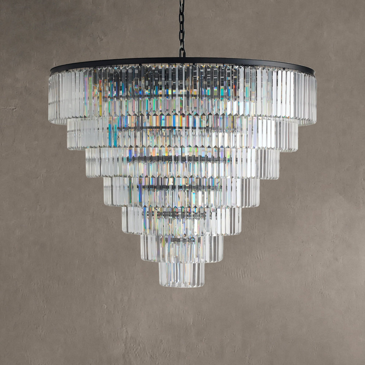 Prismcourt Tiered Round Chandelier