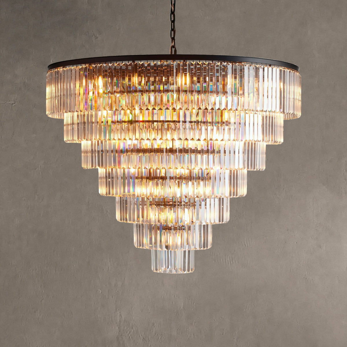 Prismcourt Tiered Round Chandelier