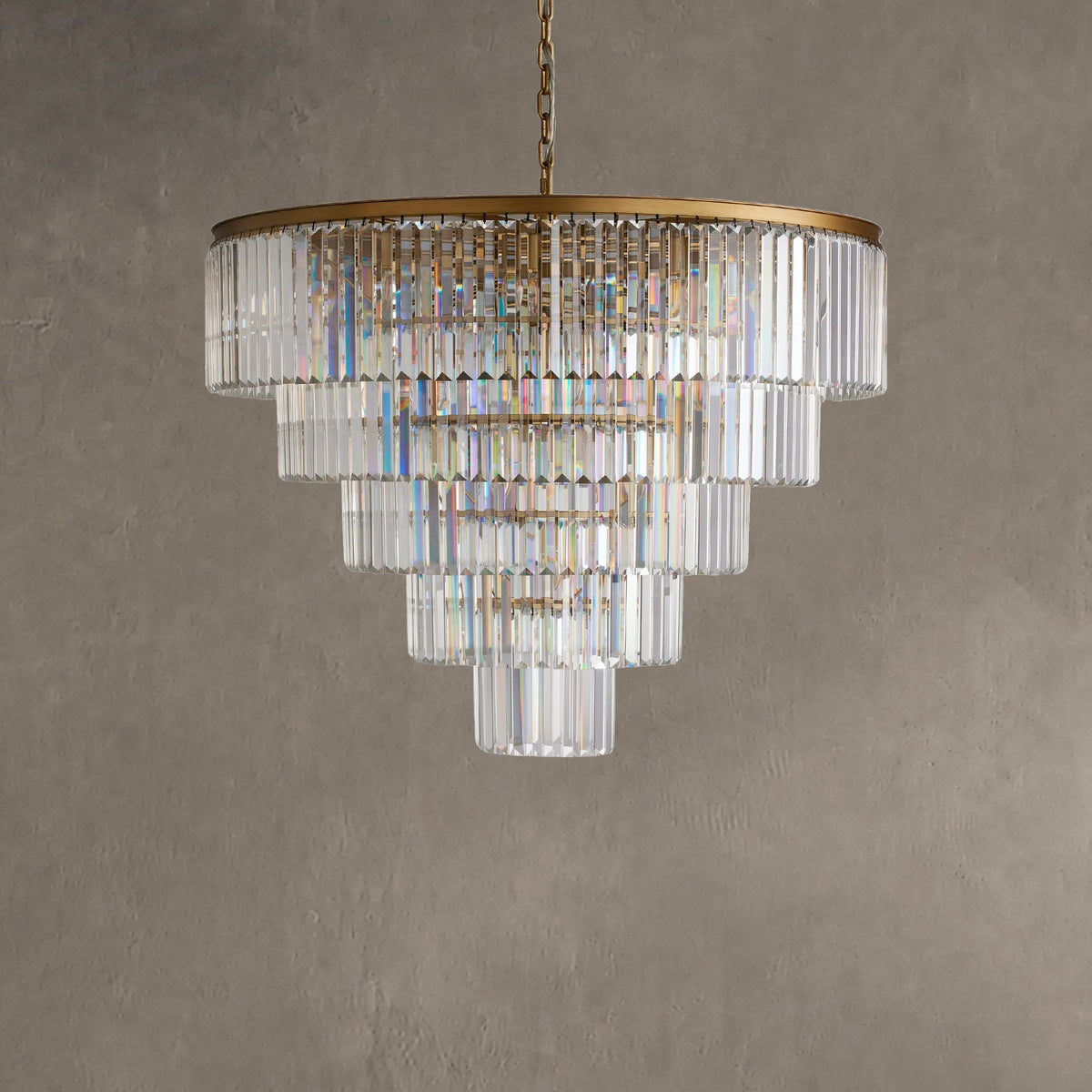 Prismcourt Tiered Round Chandelier