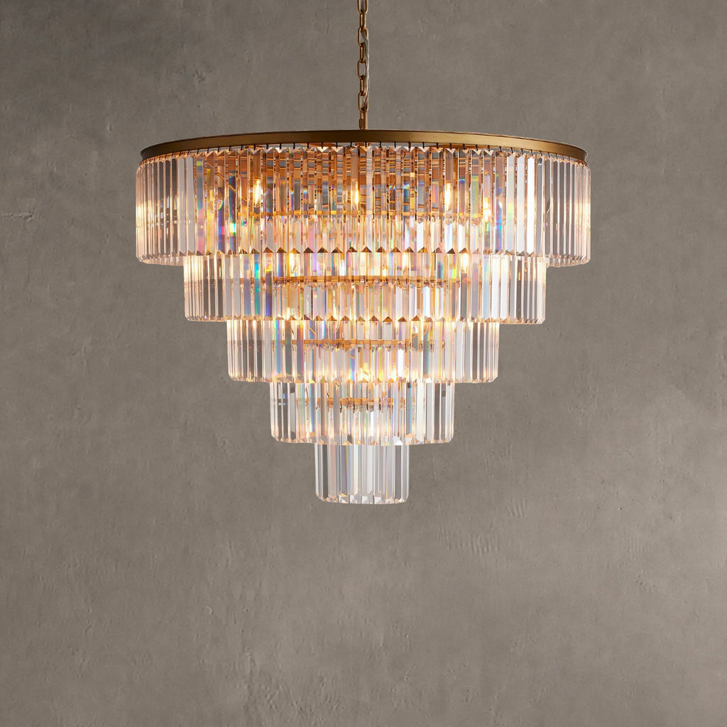 Prismcourt Tiered Round Chandelier