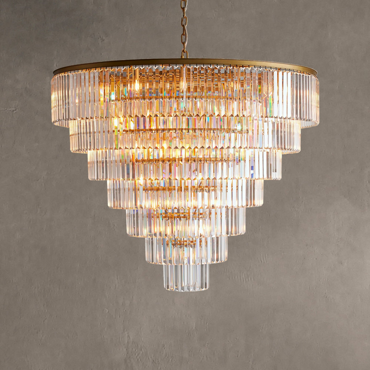 Prismcourt Tiered Round Chandelier