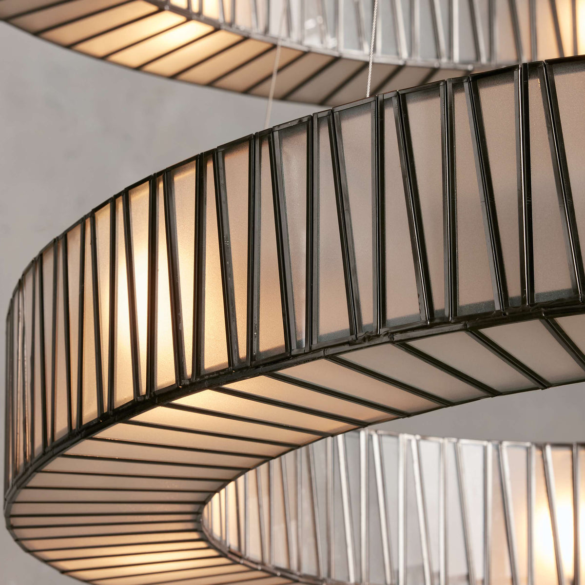 Lightbound 2-Tier Round Chandelier