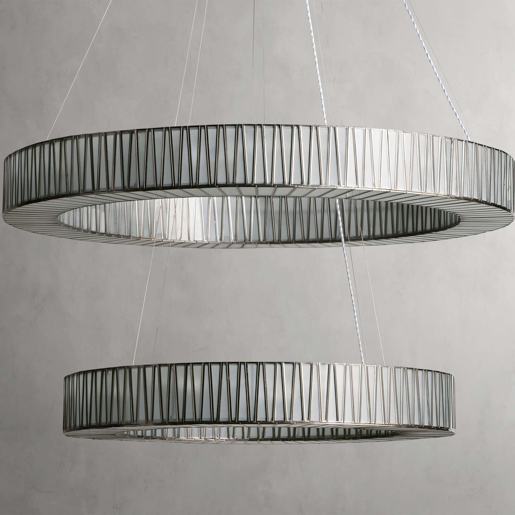Lightbound 2-Tier Round Chandelier