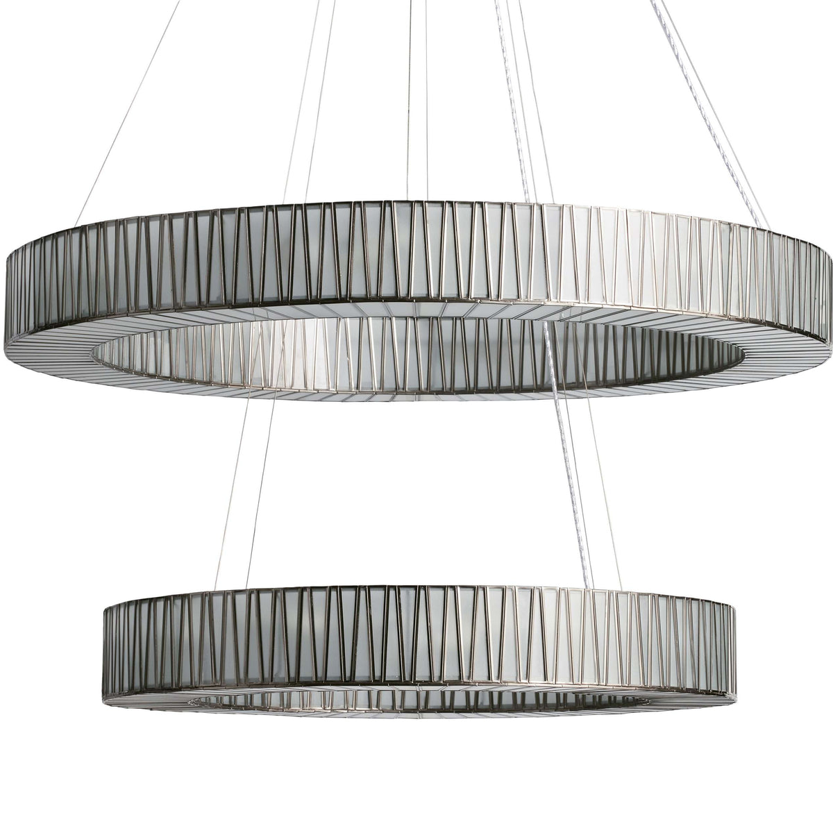 Lightbound 2-Tier Round Chandelier