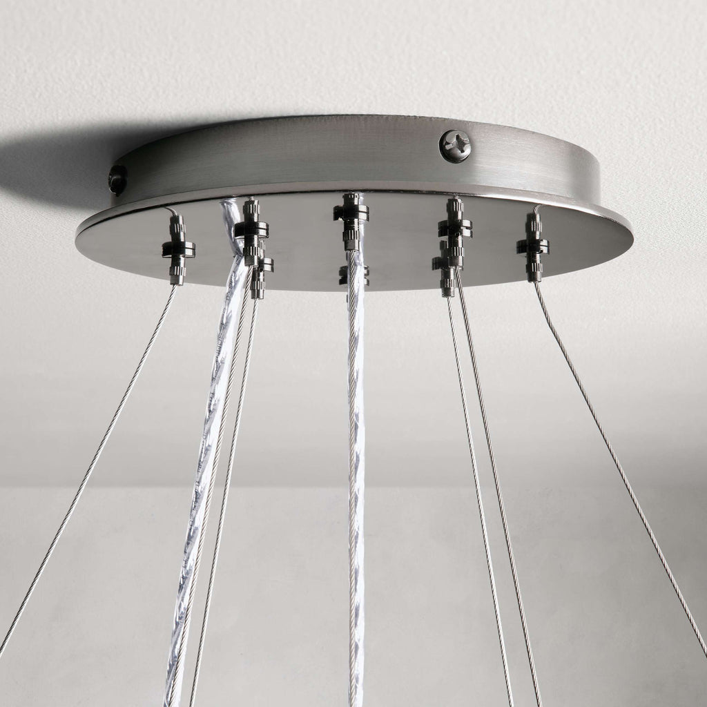 Lightbound 2-Tier Round Chandelier