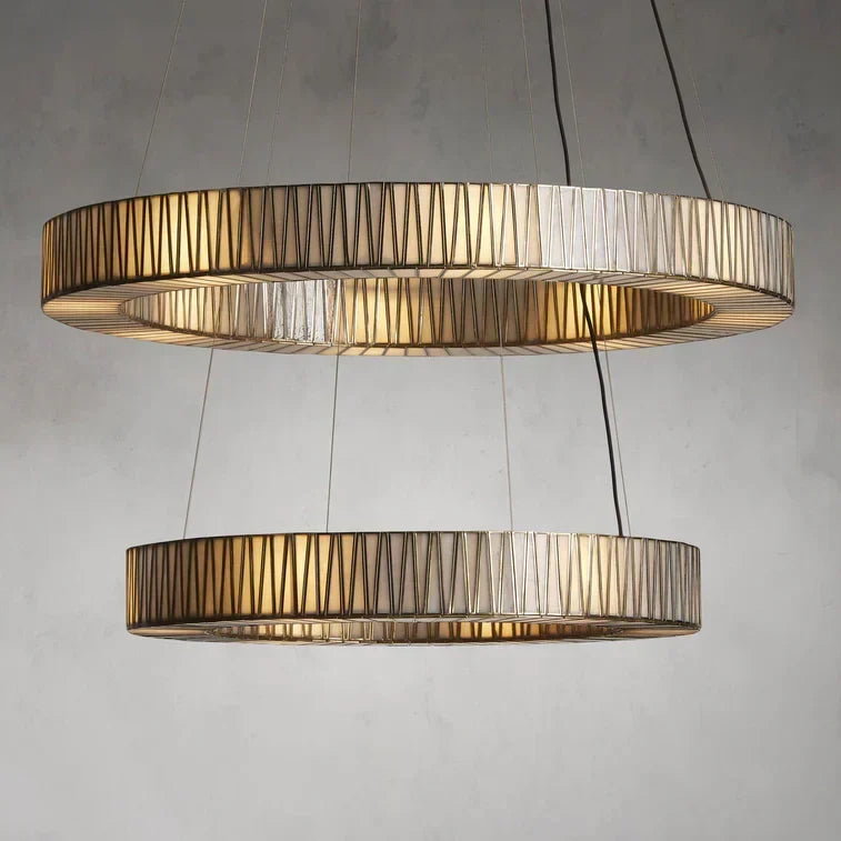 Lightbound 2-Tier Round Chandelier
