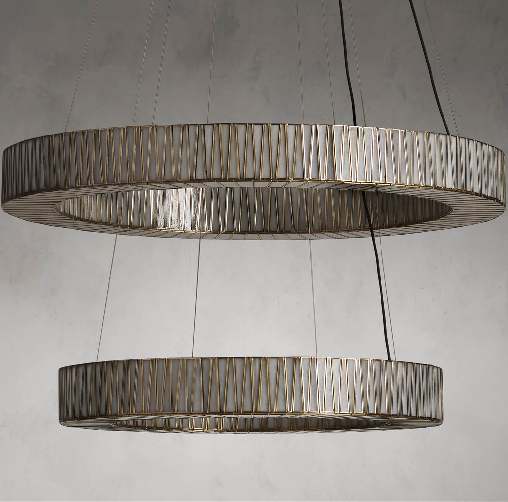 Lightbound 2-Tier Round Chandelier