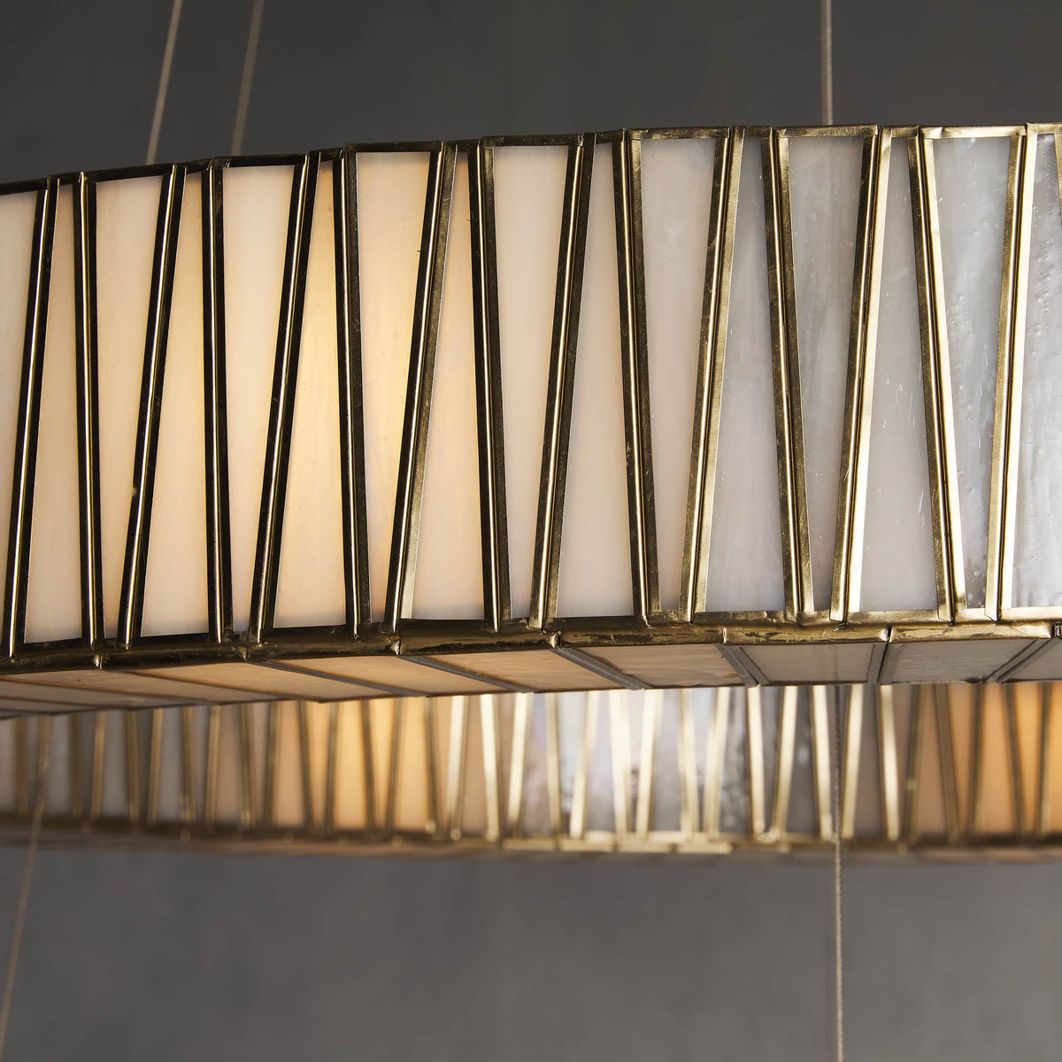 Lightbound 2-Tier Round Chandelier