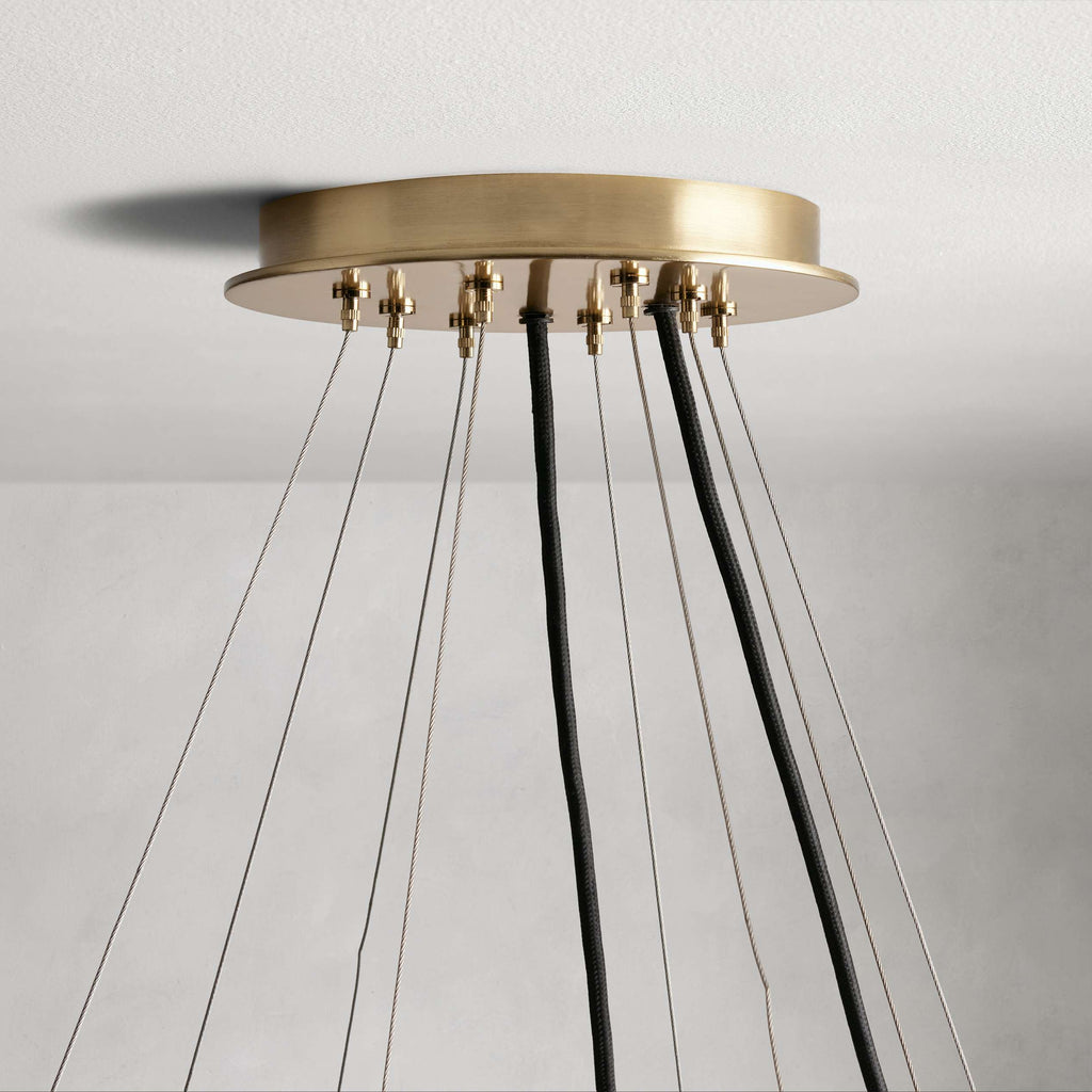 Lightbound 2-Tier Round Chandelier