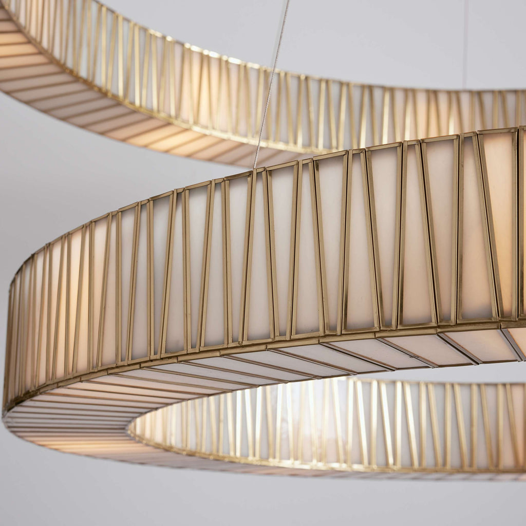 Lightbound 2-Tier Round Chandelier