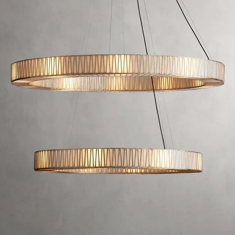 Lightbound 2-Tier Round Chandelier
