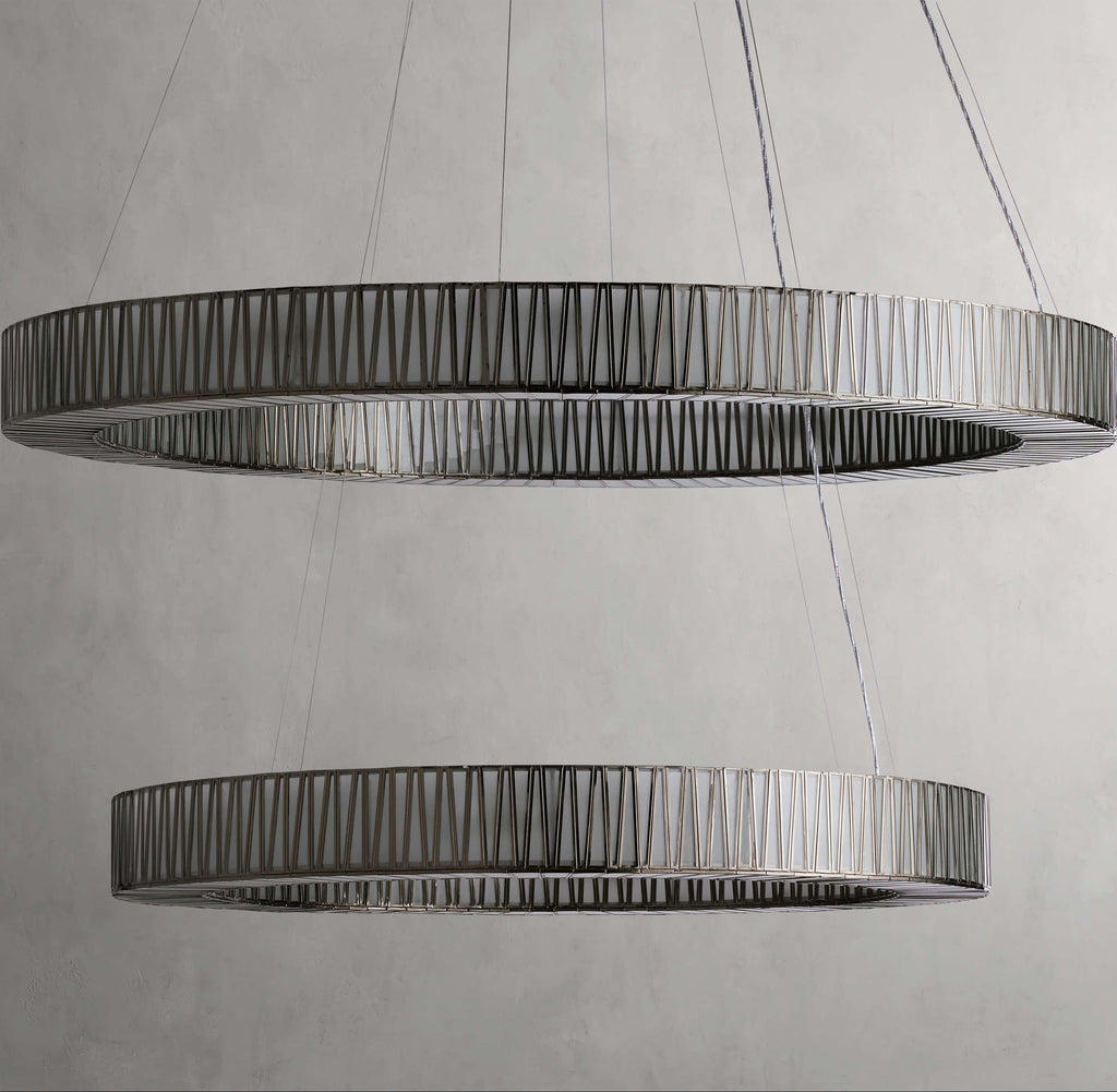 Lightbound 2-Tier Round Chandelier