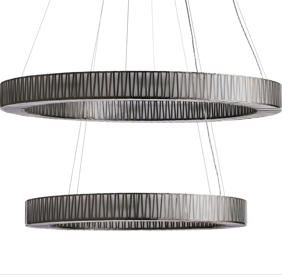 Lightbound 2-Tier Round Chandelier