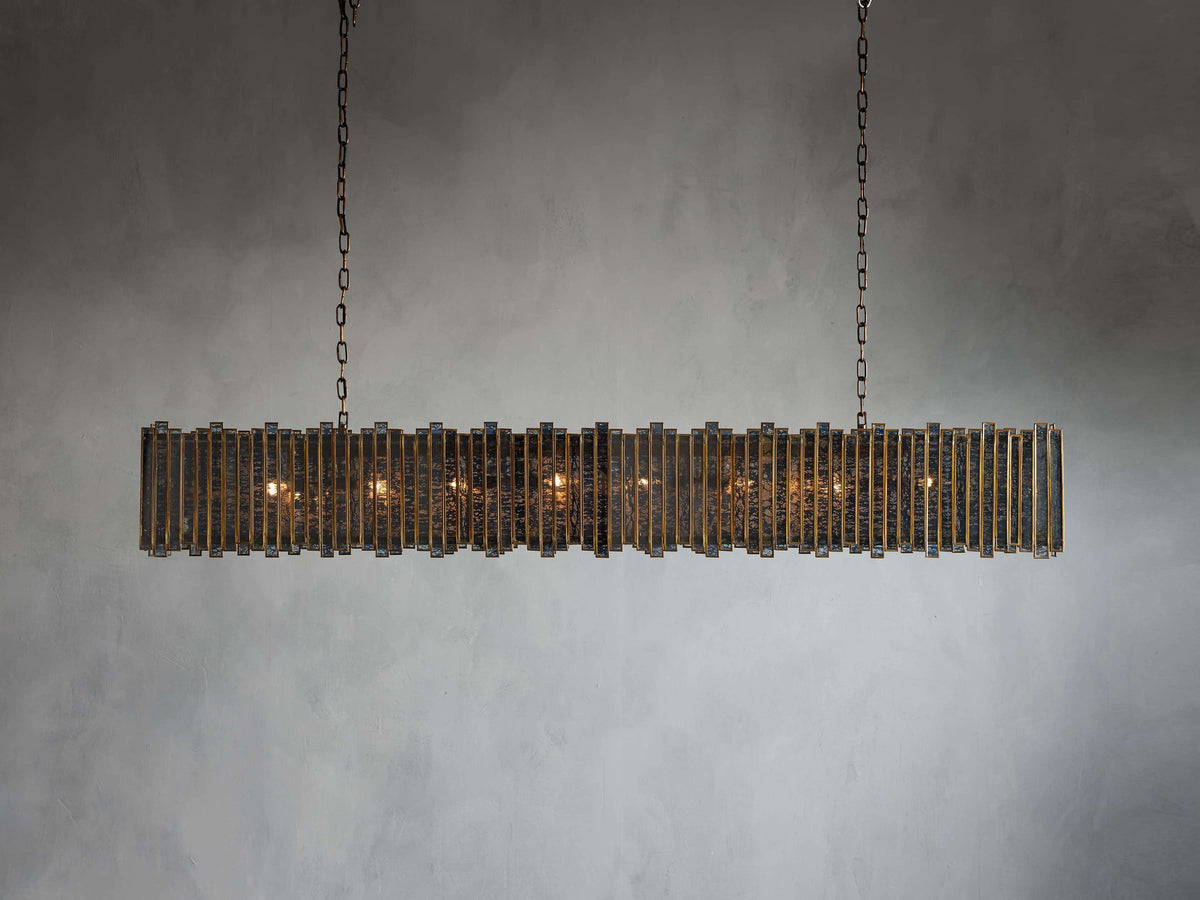 Mirrortrace Rectangular Chandelier