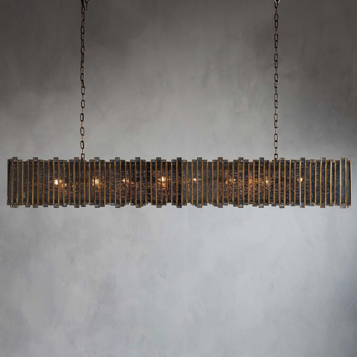 Mirrortrace Rectangular Chandelier