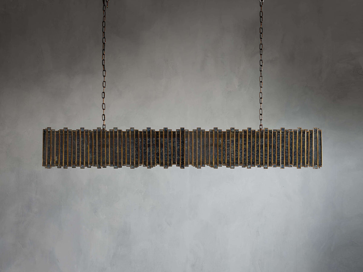 Mirrortrace Rectangular Chandelier