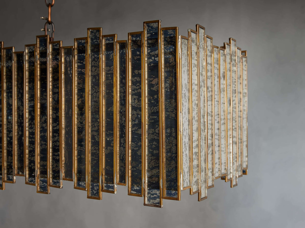 Mirrortrace Rectangular Chandelier