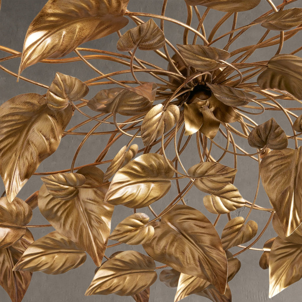 Leaf Swirl Flushmount