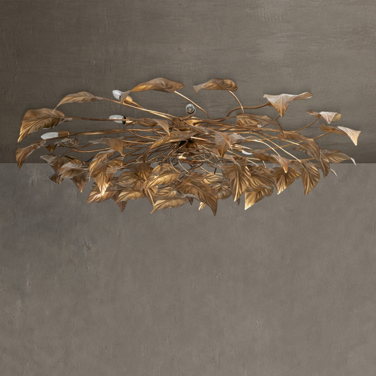 Leaf Swirl Flushmount