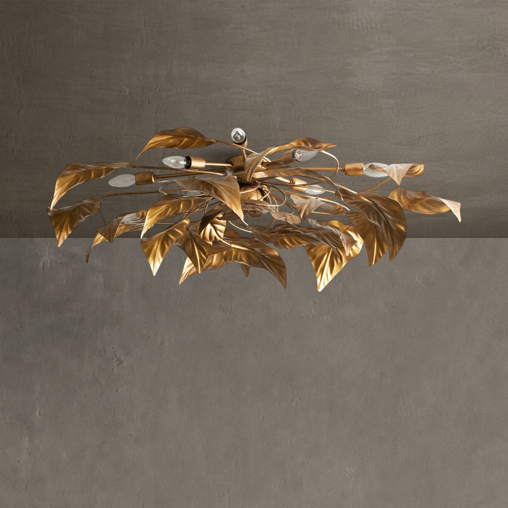 Leaf Swirl Flushmount