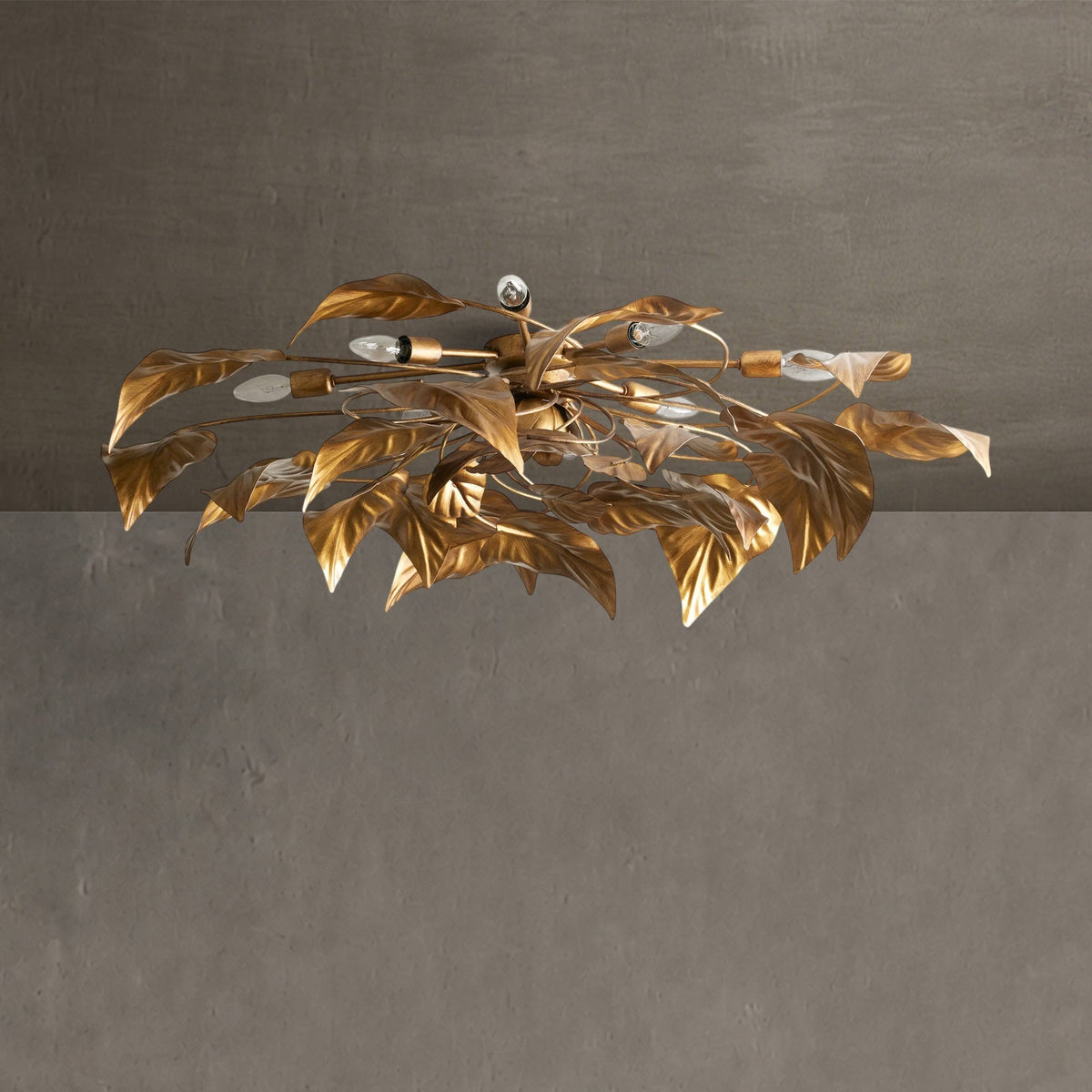 Leaf Swirl Flushmount