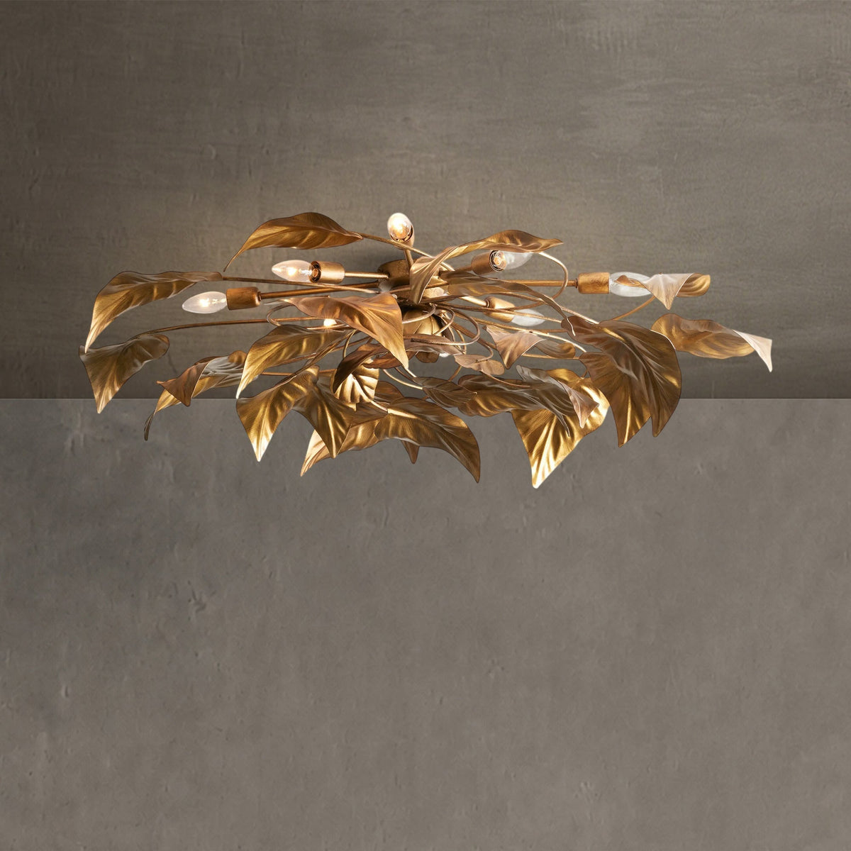 Leaf Swirl Flushmount