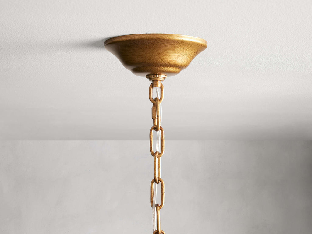 Leaf Swirl Chandelier 49''D