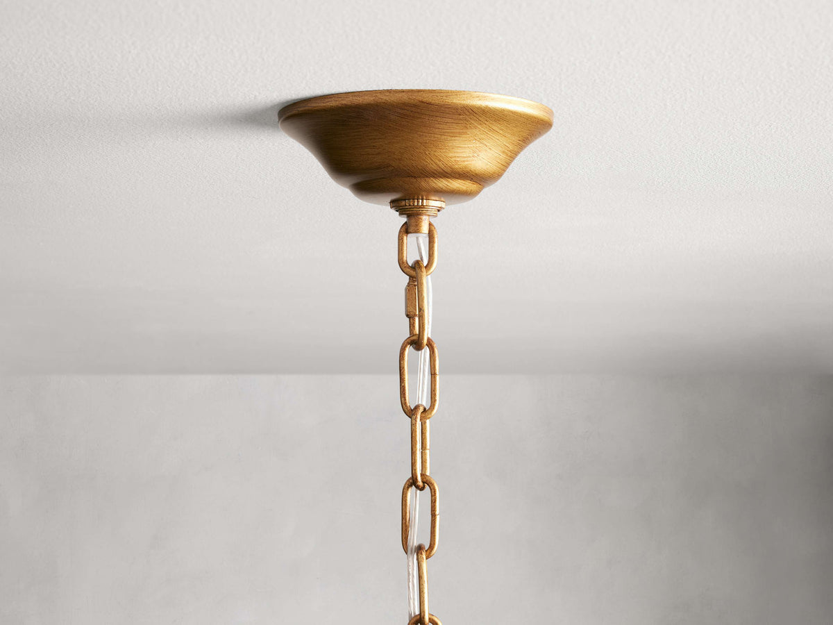 Leaf Swirl Chandelier 49''D