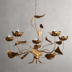 Leaf Swirl Chandelier 49''D