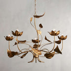 Leaf Swirl Chandelier 49''D