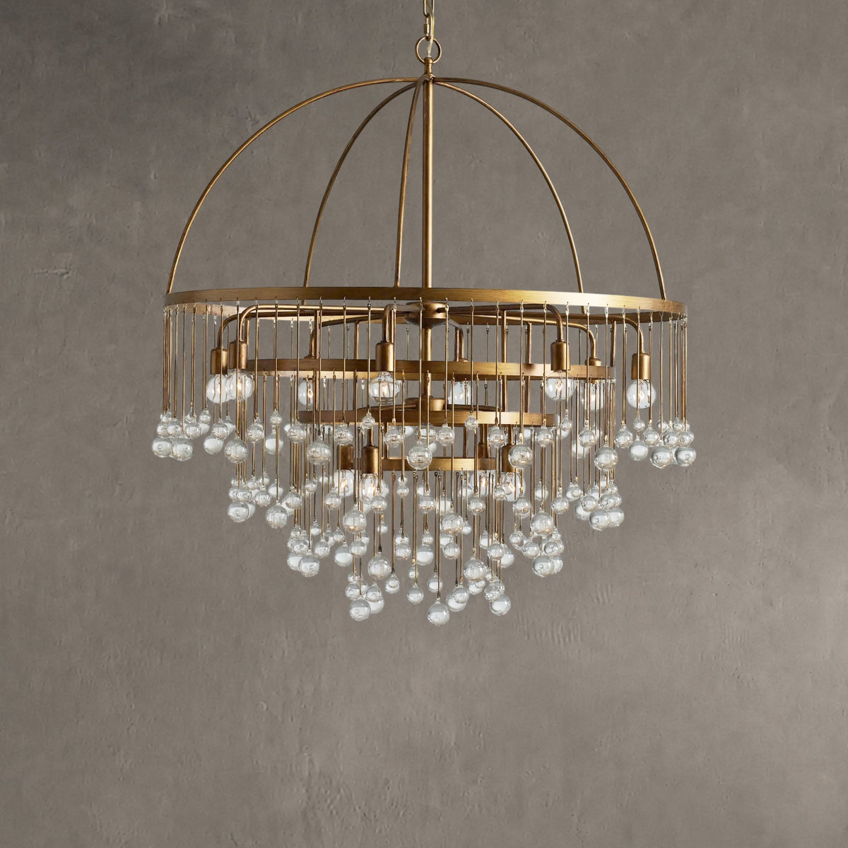 Gembough Crystal Ball Round Chandelier 5 Light / 8 Light