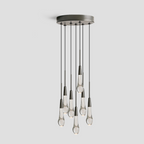 Rillfall Cluster Crystal Pendant 3 Light 5 Light 7Light