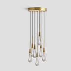 Rillfall Cluster Crystal Pendant 3 Light 5 Light 7Light